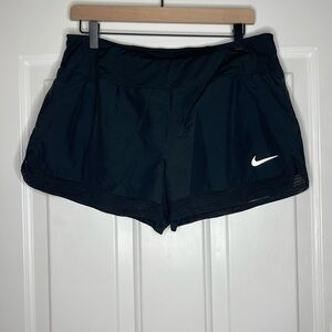 Nike Dri-Fit Black Running Jogging Walking Gym Shorts, Size Large, Lightweight